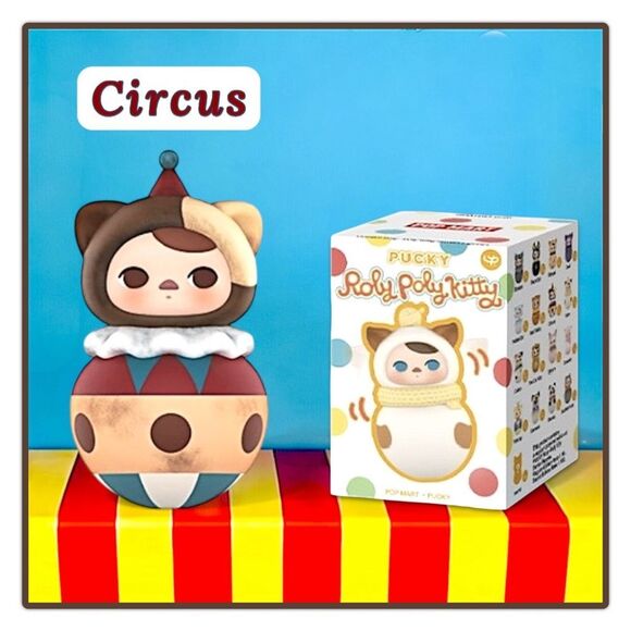Pop Mart Pucky Roly-Poly Kitty Series Figurine - Circus - Picture 1 of 16